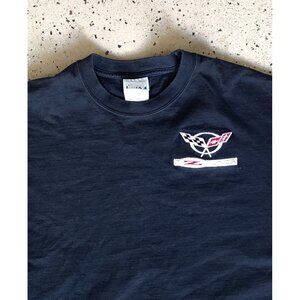 Corvette C5 Z06 Collector Car Short Sleeve T-Shirt Vintage Embroidered Logo Thic